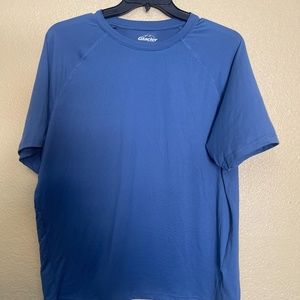 Glacier Performance Men’s Shirt WRINKLE Free 4-Way Stretch Blue XL